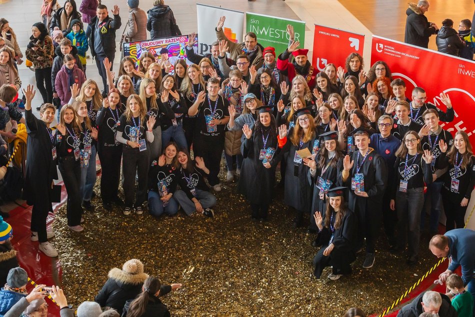 Łódź. Uniwersytet Łódzki na WOŚP 2026 w Łodzi