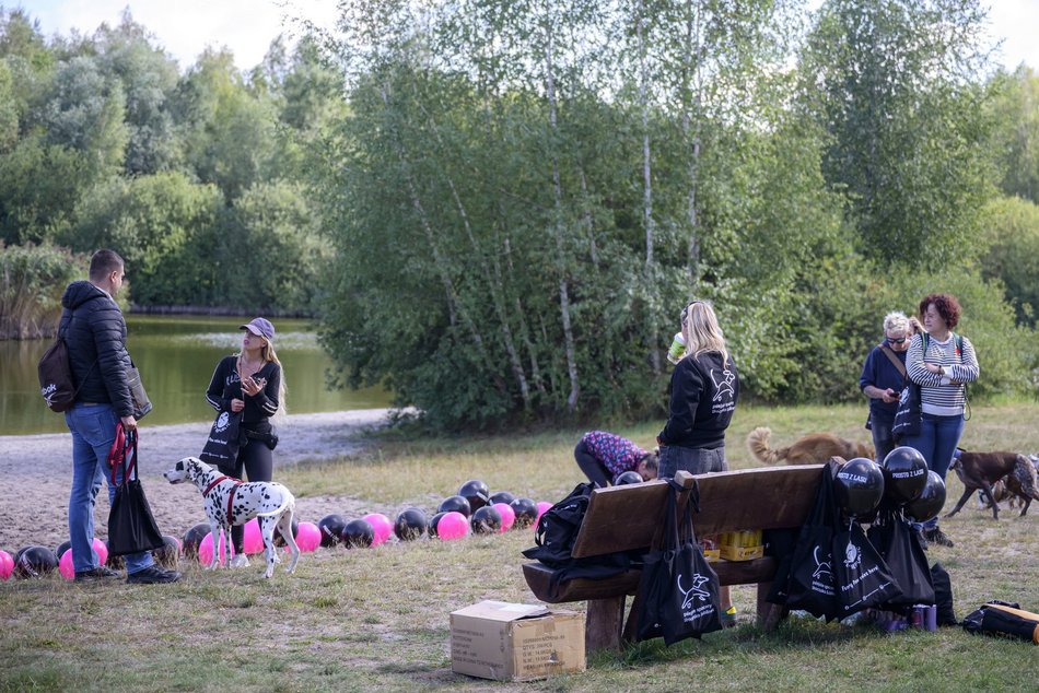 Psiejski piknik rodzinny na Uroczysku Lublinek w Łodzi. Co to była za zabawa!