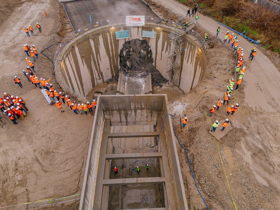 Tunel pod Łodzią. Tarcza Faustyna skończyła drążyć!