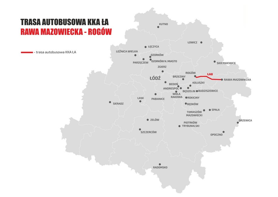 Nowe trasy autobusów ŁKA. Aż 9 połączeń już od grudnia