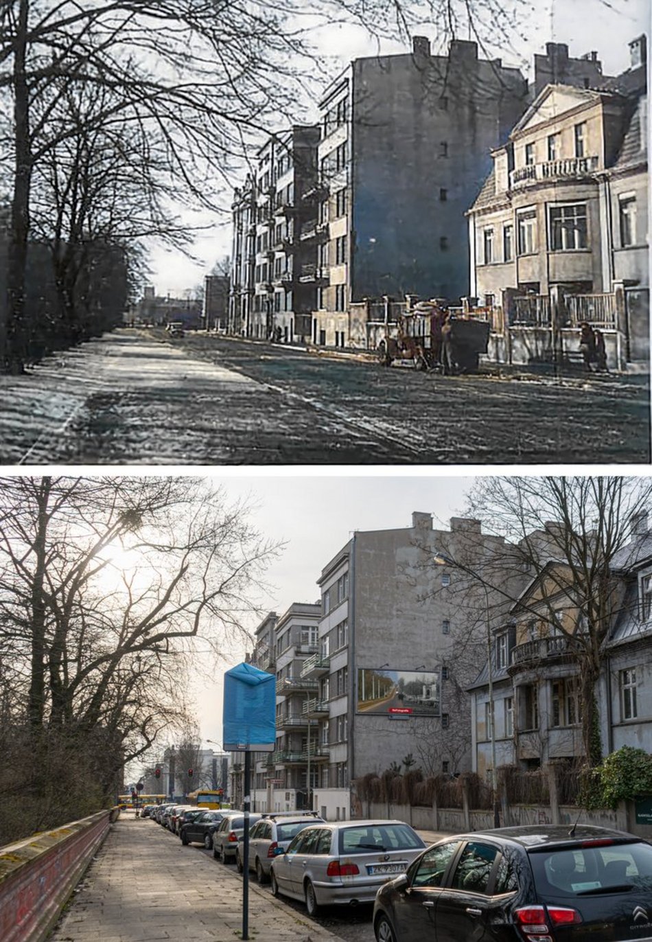 dawna obecna lodz refotografie