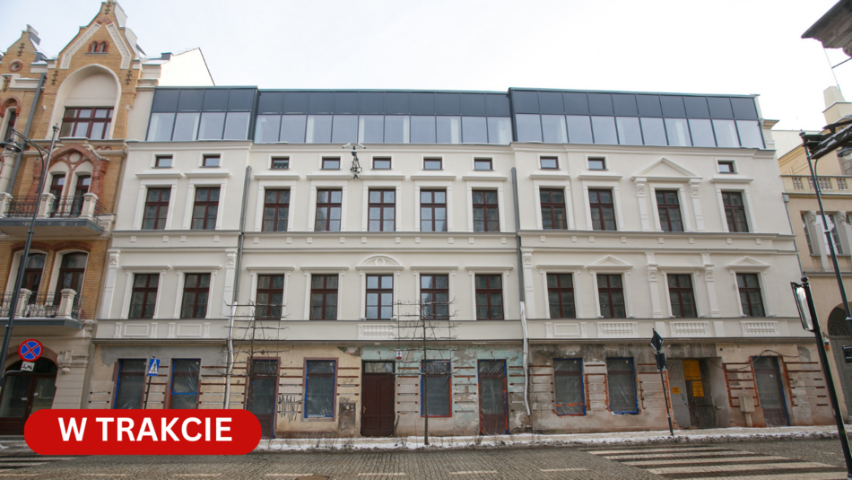 Kamienica przy ul. Sienkiewicza 22 w trakcie remontu