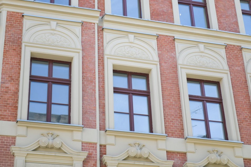 Kamienice z ul. Rewolucji 1905 r. 13, 15 i 17 po remoncie