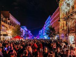 festiwal światła w Łodzi