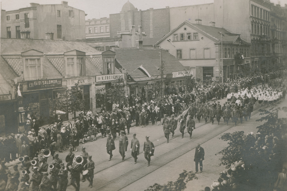 Łódź. Boże Ciało w 1928 r.