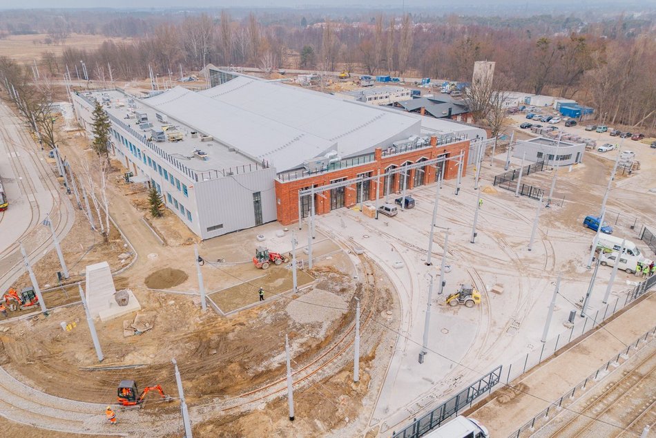 Łódź. Zajezdnia Chocianowice prawie gotowa. Raport z budowy