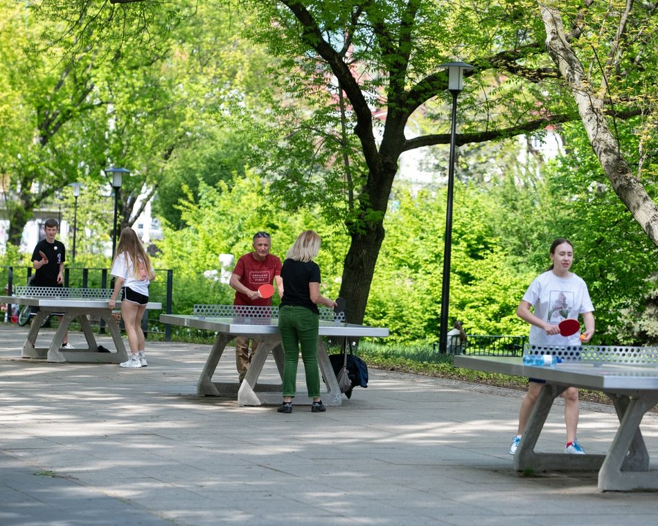 Łódź. Park Staromiejski w Łodzi