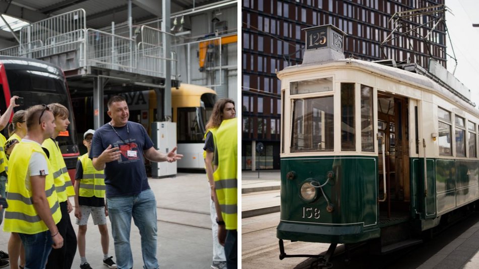 Łódź. 602. Urodziny Łodzi dla fanów tramwajów. Zwiedzanie zajezdni i zabytkowe pojazdy