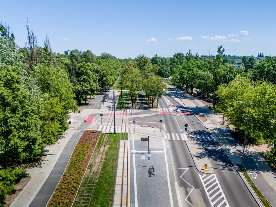 Łódź. Ulica Wojska Polskiego