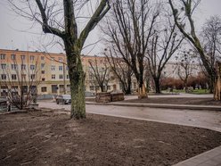 Łódź. Remont Złotniczej w Łodzi. Część chodnika już gotowa, lada dzień nowa jezdnia