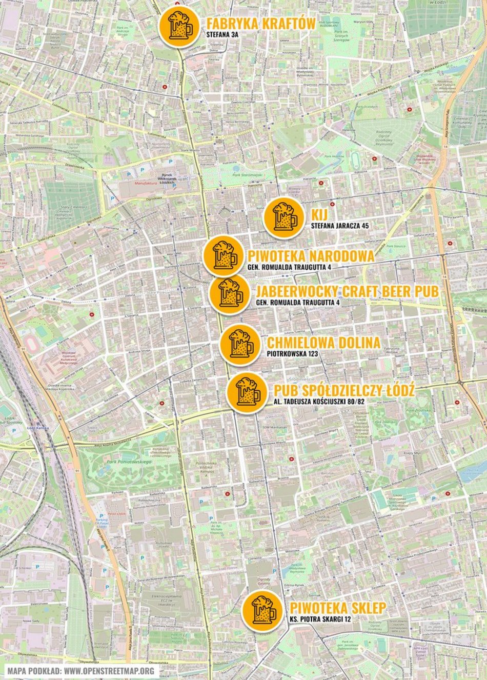 Piwa kraftowe w Łodzi. Czym są i gdzie je znaleźć?