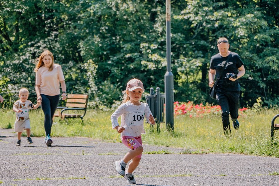 Bieg charytatywny w parku Baden-Powella