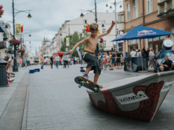 Łódź. Strefa Skate na 603. Urodziny Łodzi