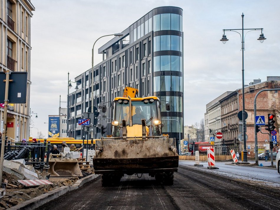 Łódź. Remont ul. Struga w Łodzi