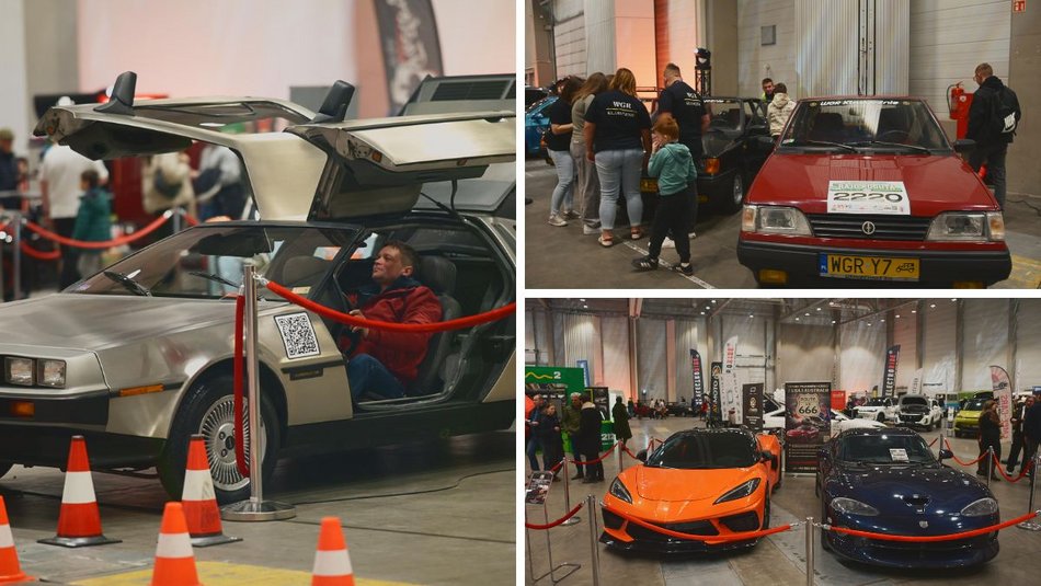 Łódź. Łódzkie Targi Motoryzacyjne w hali Expo Łódź. Klasyki, auta przyszłości, dealerzy i więcej