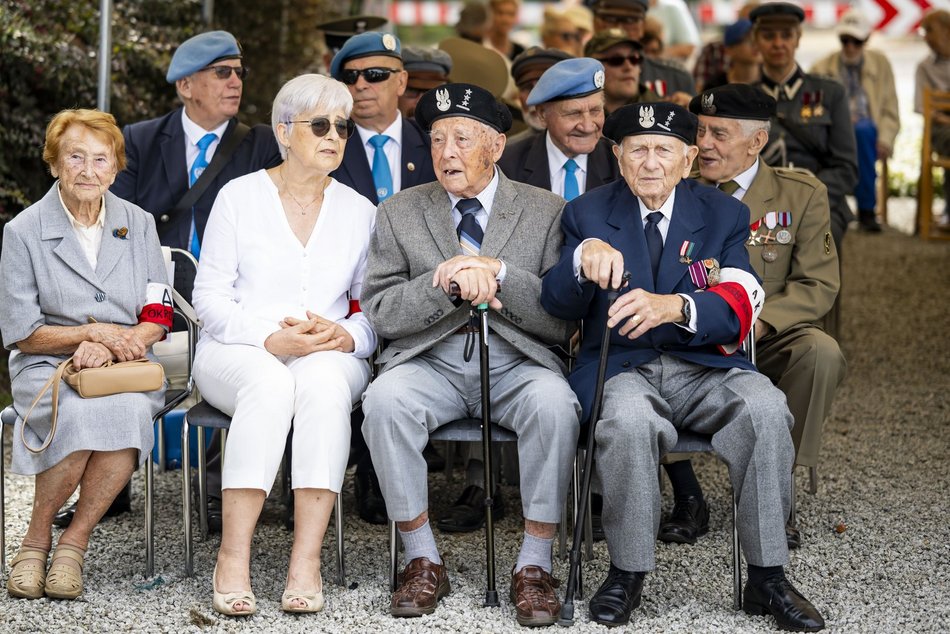 Piknik militarny w parku Helenów