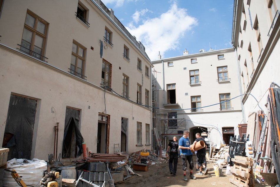 Remont przy ul. Piotrkowskiej 118