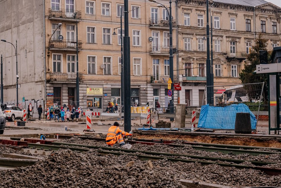 Remont skrzyżowania Legionów i Zachodniej