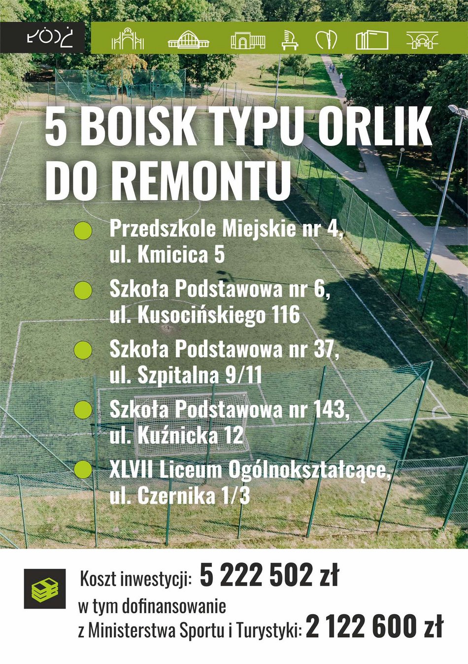 Są pieniądze na remont aż 5 boisk przy szkołach w Łodzi