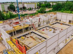 Aquapark Widzew w Łodzi. Zdjęcia z budowy