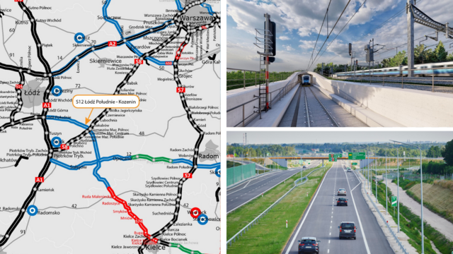 Wielkie inwestycje drogowe i kolejowe wokół Łodzi. A2, nowe drogi, KDP i nowe stacje kolejowe