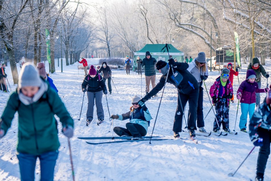 Łódź. Zajęcia z narciarstwa biegowego