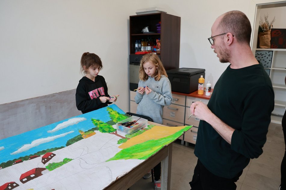 Łódź. Zdjęcia ze Świetlicy Podwórkowej w Łodzi