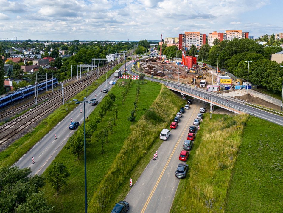 Budowa komory startowej tunelu KDP na Retkini