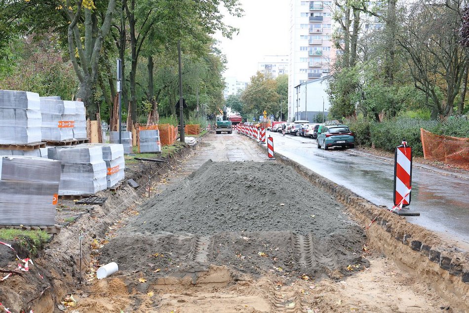 Łódź. Remont Łanowej w Łodzi nie zwalnia tempa