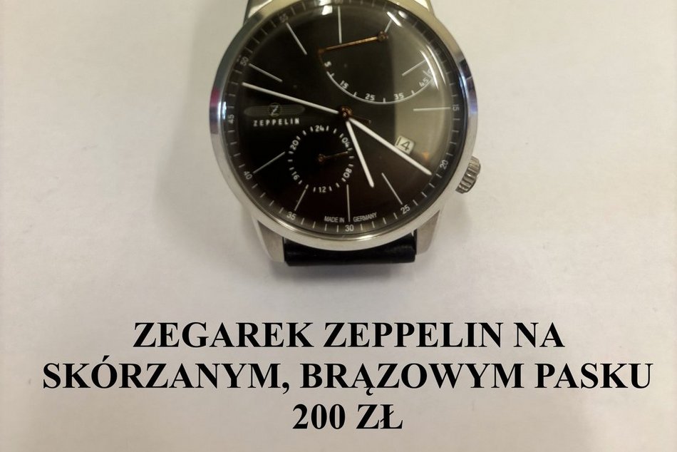 Łódź. Aukcje Biura Rzeczy Znalezionych w Łodzi. Rolki, zegarek, pierścień Froda... i zlewozmywak