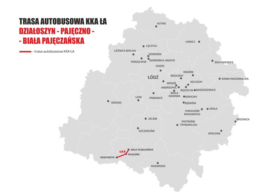 Nowe trasy autobusów ŁKA. Aż 9 połączeń już od grudnia