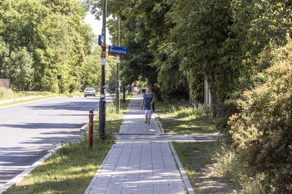 Chodnik przy ul. Bednarskiej