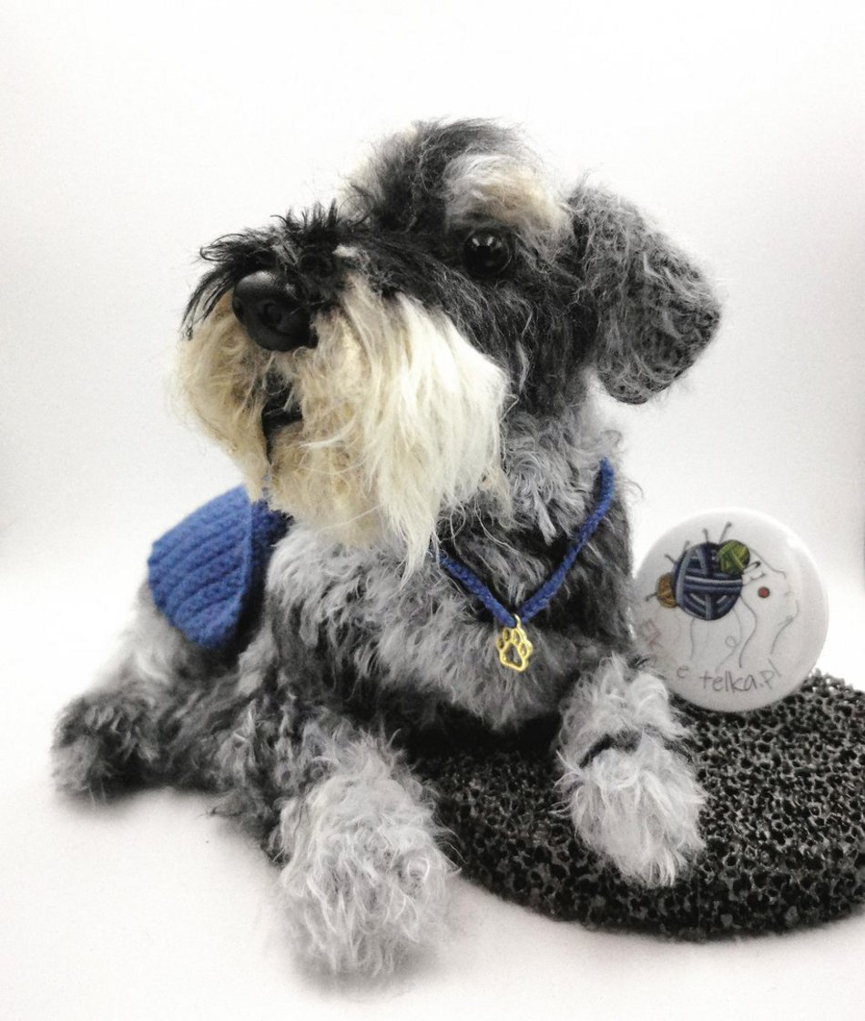 Elkapentelka - szydełkowe portrety zwierząt