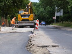 Ulica Krakowska w remoncie