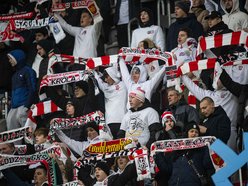 Kibice na meczu ŁKS Łódź - Ruch Chorzów