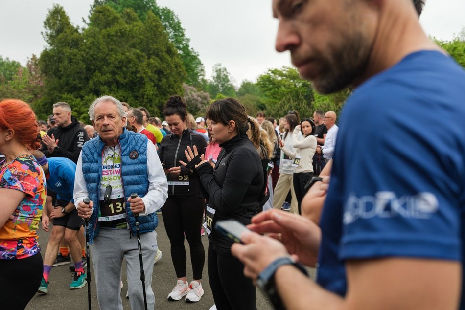 Łódź. Botaniczna Piątka w Ogrodzie Botanicznym w Łodzi. Uśmiech Łodzian i biegowe emocje
