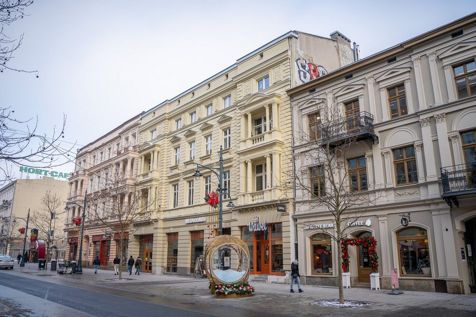 Łódź. Kamienica przy Piotrkowskiej 116 po remoncie