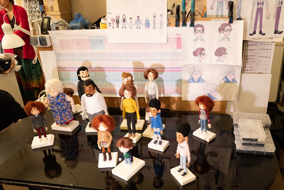 Łódzkie lalki do filmu „Lola i pianino hałasów” w reżyserii Augusto Zanovello