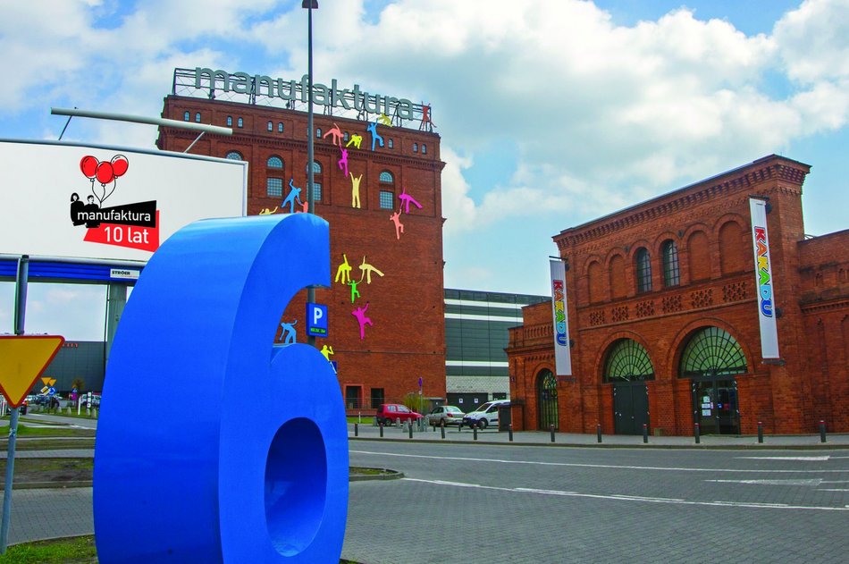 Manufaktura przed i po rewitalizacji