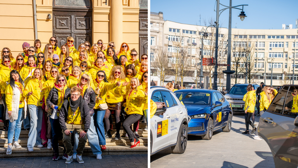 Łódź. Zobacz, jak "Babski Rajd AutoMocne" popędził Piotrkowską w Łodzi!