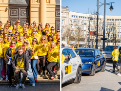 Łódź. Zobacz, jak "Babski Rajd AutoMocne" popędził Piotrkowską w Łodzi!