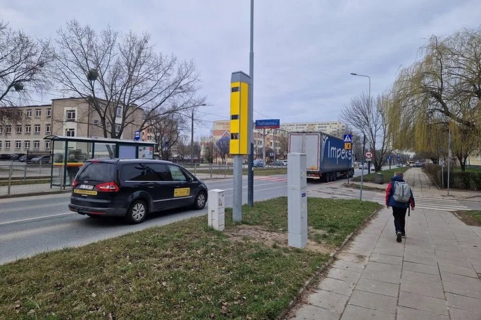 Ograniczenia prędkości przy fotoradarach w Łodzi