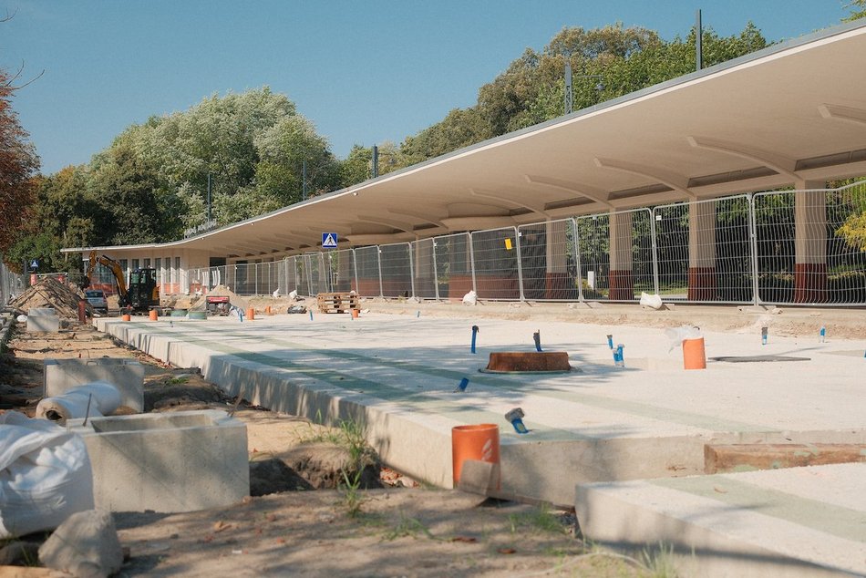 Remont krańcówki MPK Łódź przy Północnej