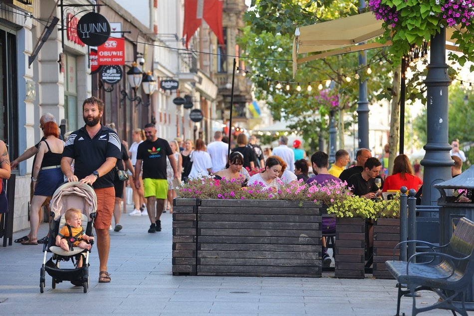 Tłumy w Manufakturze i na Piotrkowskiej