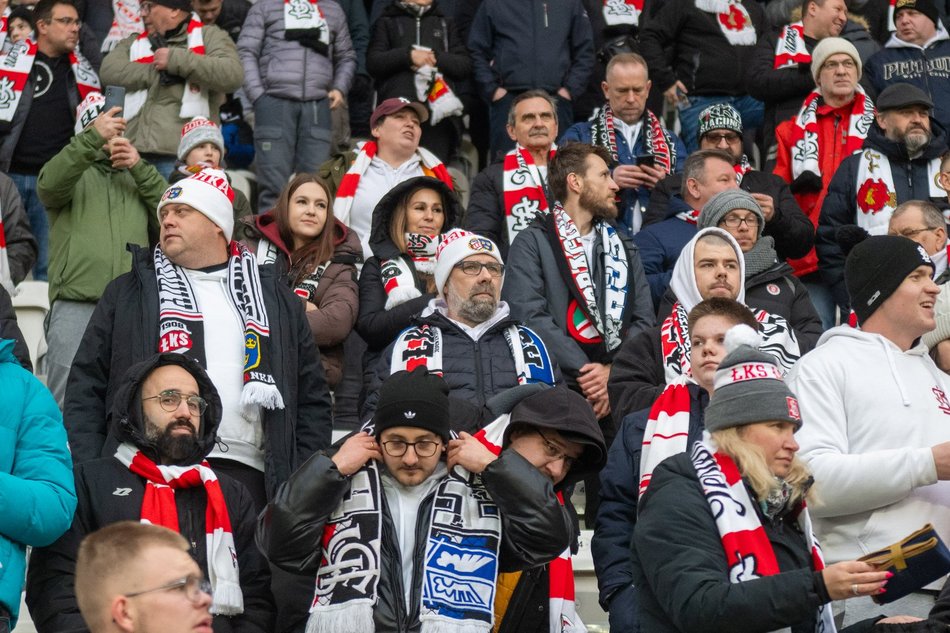 Łódź. Kibice na meczu ŁKS Łódź - Wisła Kraków. Byłeś/aś? Znajdź się w galerii