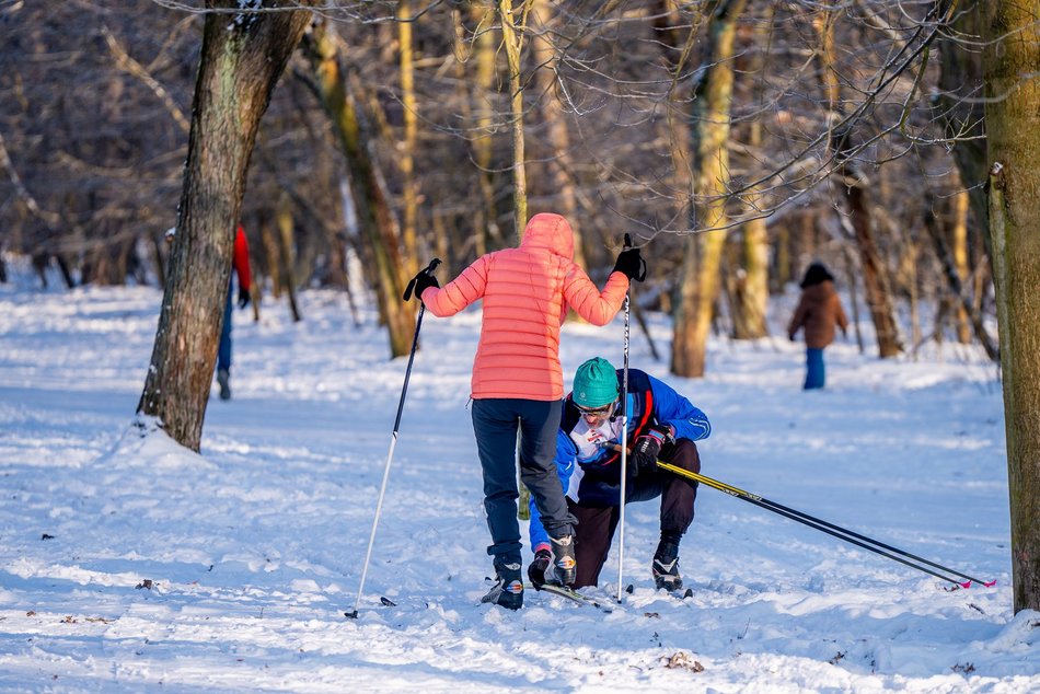 Łódź. Zajęcia z narciarstwa biegowego
