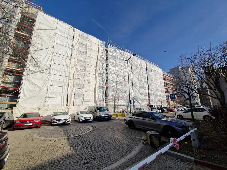 Łódź. Osiedle Primo w Łodzi - plac budowy