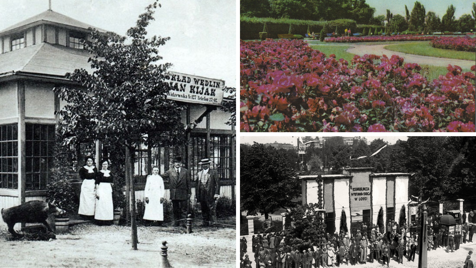 Łódź. Park Staszica na starych fotografiach