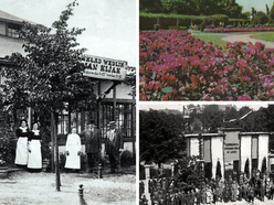 Łódź. Park Staszica na starych fotografiach