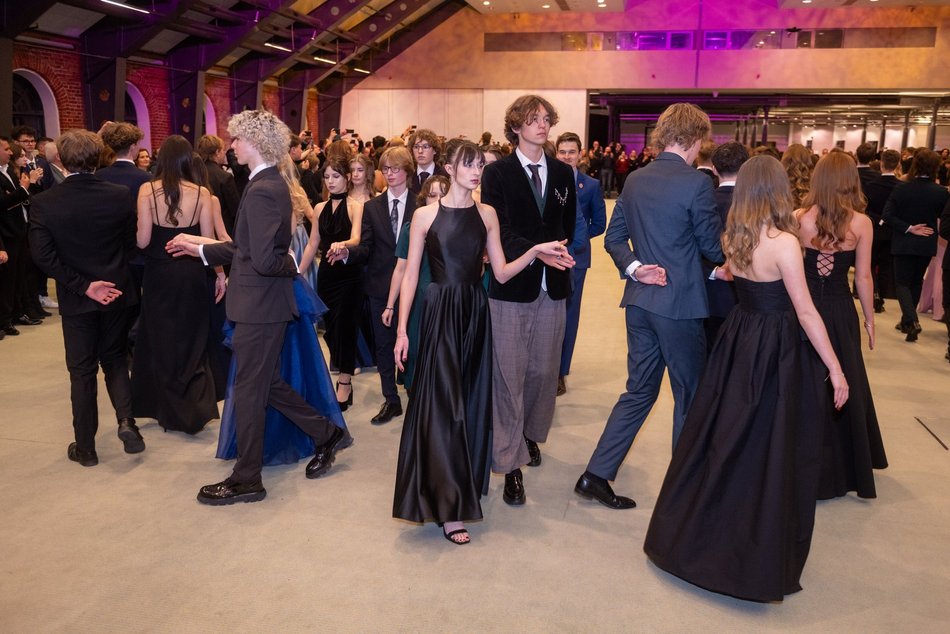 Łódź. Studniówka I LO w Łodzi